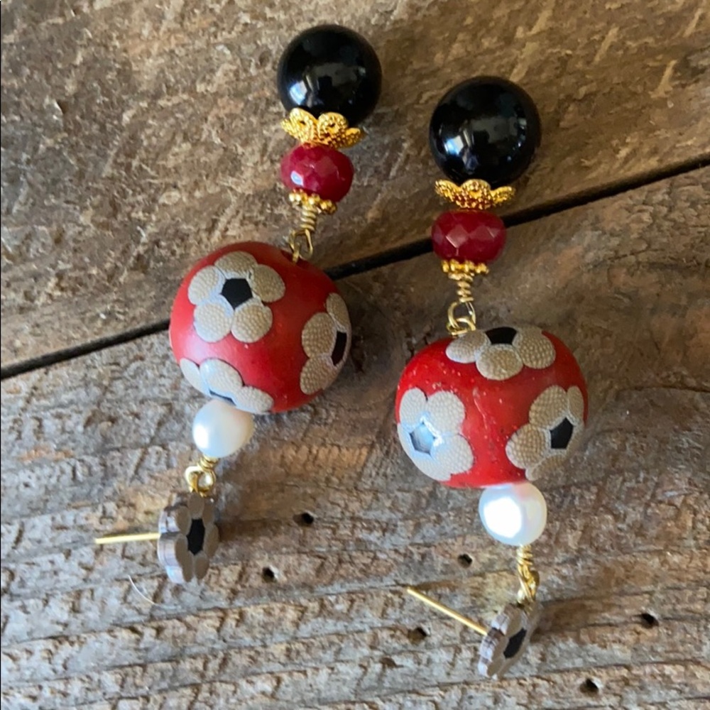 WHIMSICAL ARTISAN GEMSTONE Earrings
